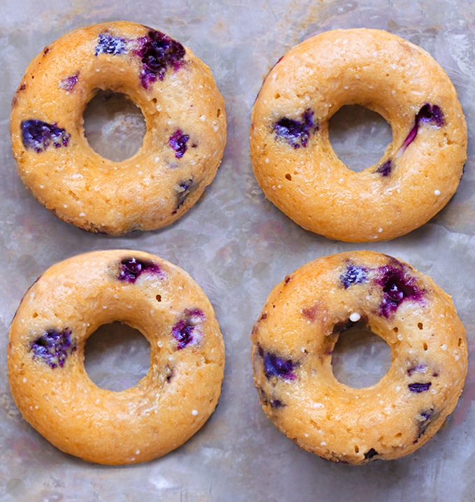 Healthy Blueberry Baked Donuts Recipe