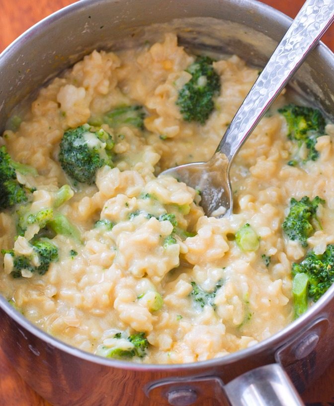 cheesy broccoli rice