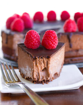 The Best Keto Chocolate Cheesecake Dessert