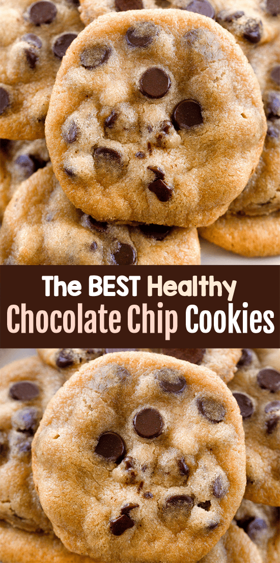 Easy Healthy Chocolate Chip Cookies (Egg Free)